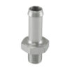 Turbosmart Fitting 10mm / 3/8" Hose End to -1/8 NPT Male Straight - Silver