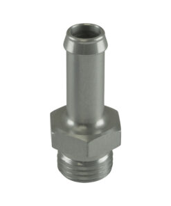 Turbosmart Fitting 10mm / 3/8" Hose End to -6 AN ORB Male Straight - Silver