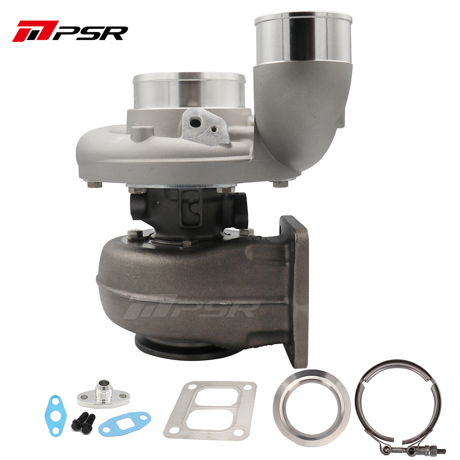 Pulsar Billet 363 366 369 Journal Bearing Turbo with 90¡ã Elbow Outlet Compressor