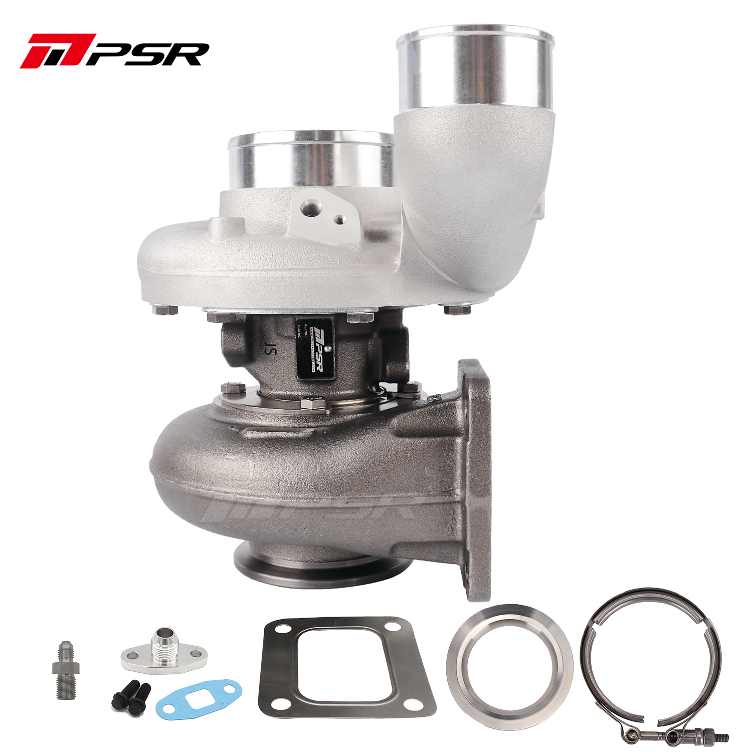PULSAR Billet 363D 366D 369D DUAL CERAMIC BALL BEARING Turbo with 90¡ã Elbow Outlet Compressor