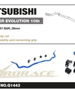Alternative view of Hardrace Rear Sway Bar Mitsubishi Lancer evolution