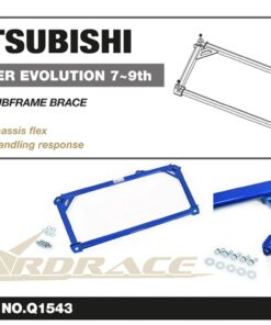 Alternative view of Hardrace Front Subframe Brace Mitsubishi Lancer evolution