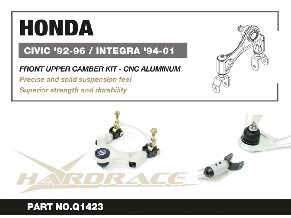 Hardrace Front Upper Camber Kit Honda Civic, Del sol, Integra - Image 2