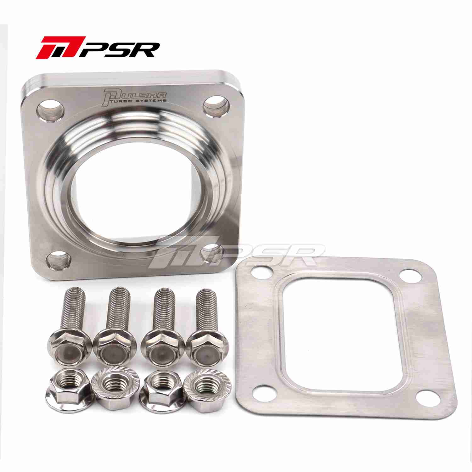 PSR Billet Transition Flange, Hardware Kit included for a easy installation - T4 Open to 2" SCH-10/40 Piping