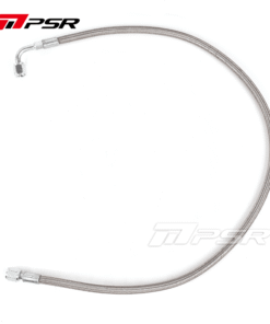 Universal Performance Turbo Oil Feed Line 4AN - 4AN 90 Degree Straight Steel Braided - 80cm