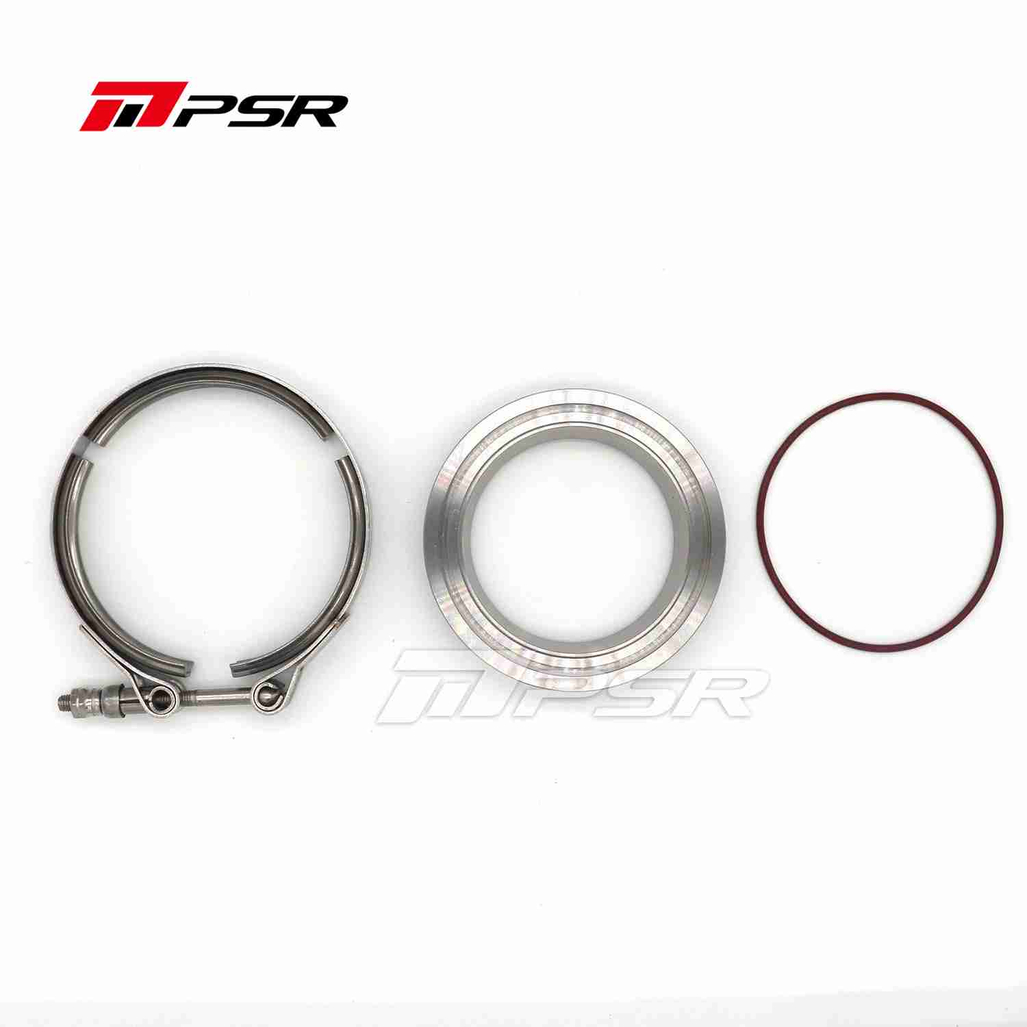 PSR Stainless Steel V-Band 3''/3.5'' Flange&Clamp Kits for PRO PTG75 PT/X42 PT/X45 PT/X47 PT/X50 PT/X55 400 etc. Compressor Outlet