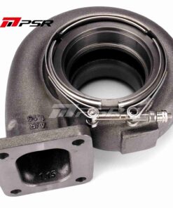 PSR 75G Turbine Housings for 7375G 7975G 6275G 6775G Turbos - T4 Open Inlet, V-Band Outlet (fits 3.5" OD Tubing), 1.15A/R