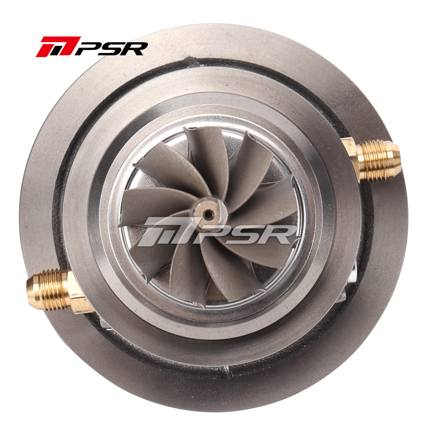 PSR 5855A Curved Point Milled Compressor Wheel Dual Ball Bearing Turbocharger HP Rating 770