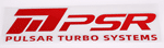PULSAR Decal Pulsar Turbo Systems(PSR) - Red