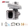 PSR3576 Compact Dual Ball Bearing Turbocharger - T4 OPEN 0.63A/R STAINLESS STEEL