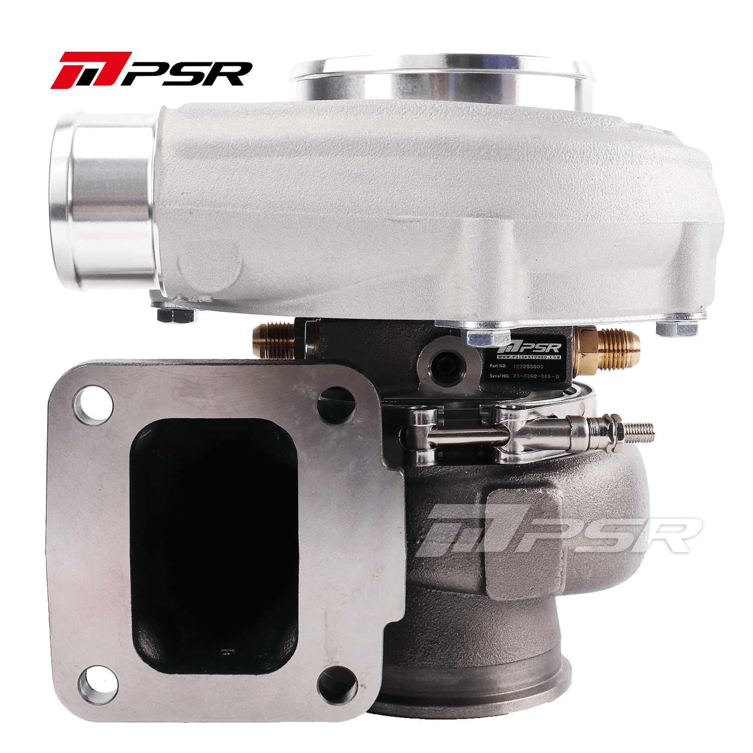 PSR 5855A Curved Point Milled Compressor Wheel Dual Ball Bearing Turbocharger HP Rating 770