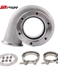 Turbine Housing Drop in Precision PTE Ball Bearing Turbo 6062 6262 - 0.82A/R, 2.5" V-band Inlet, 3" V-band Outlet, Stainless Steel