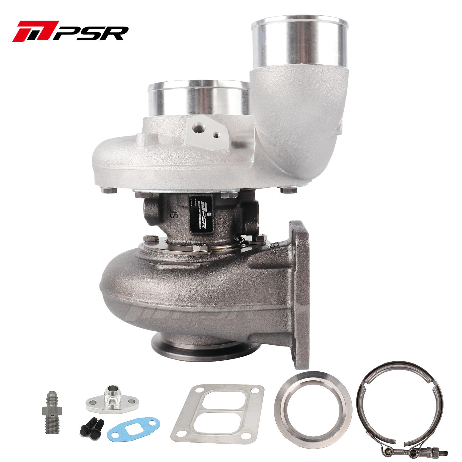 PULSAR Billet 363D 366D 369D DUAL CERAMIC BALL BEARING Turbo with 90¡ã Elbow Outlet Compressor