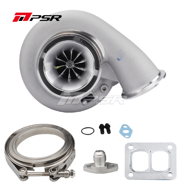 PSR Class Legal 6275G Dual Ball Bearing Turbocharger - T4(divided) inlet, Vband Outlet, 1.01A/R