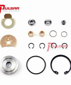 Pulsar – Dual Ball Bearing Turbocharger – 03-07 Dodge Ram 5.9L Holset Cummins Diesel Turbo HY35W HE351CW Rebuild Repair Kit -Application: Stock turbo parts Fitment - No modifications required. Fit for Engine 03-07 Dodge Ram with Cummins 5.9 diesel engine and more Fit Turbo: HY35W HE351CW -Item Details: Stepped gap seal ring on the turbine end Stepped gap seal ring on the compressor end Twin hydrodynamic journal bearings 360 Degree Thrust Bearing CNC machined from COOPER BAR This rebuild kit contains: Oil Baffle*1 Thrust Spacer*1 Thrust Collar*1 Compressor wheel Locknut*1 360 Degree Thrust Bearing*1 Journal Bearing*2 Turbine Side Seal Ring(STEPPED GAP)*1 Compressor Side Seal Ring(STEPPED GAP)*1 Journal Bearing C-Clip*4 Oil Seal Plate*1 Seal O-Ring*1 C-Clip*1 -Special Note: 1. Please DOUBLE check your sizing prior to purchase! 2. Professional install is highly recommended! Please ask all questions prior to purchase! 3. Highly recommended to get the CHRA VSR balanced after rebuild (is required for warranty purposes)!
