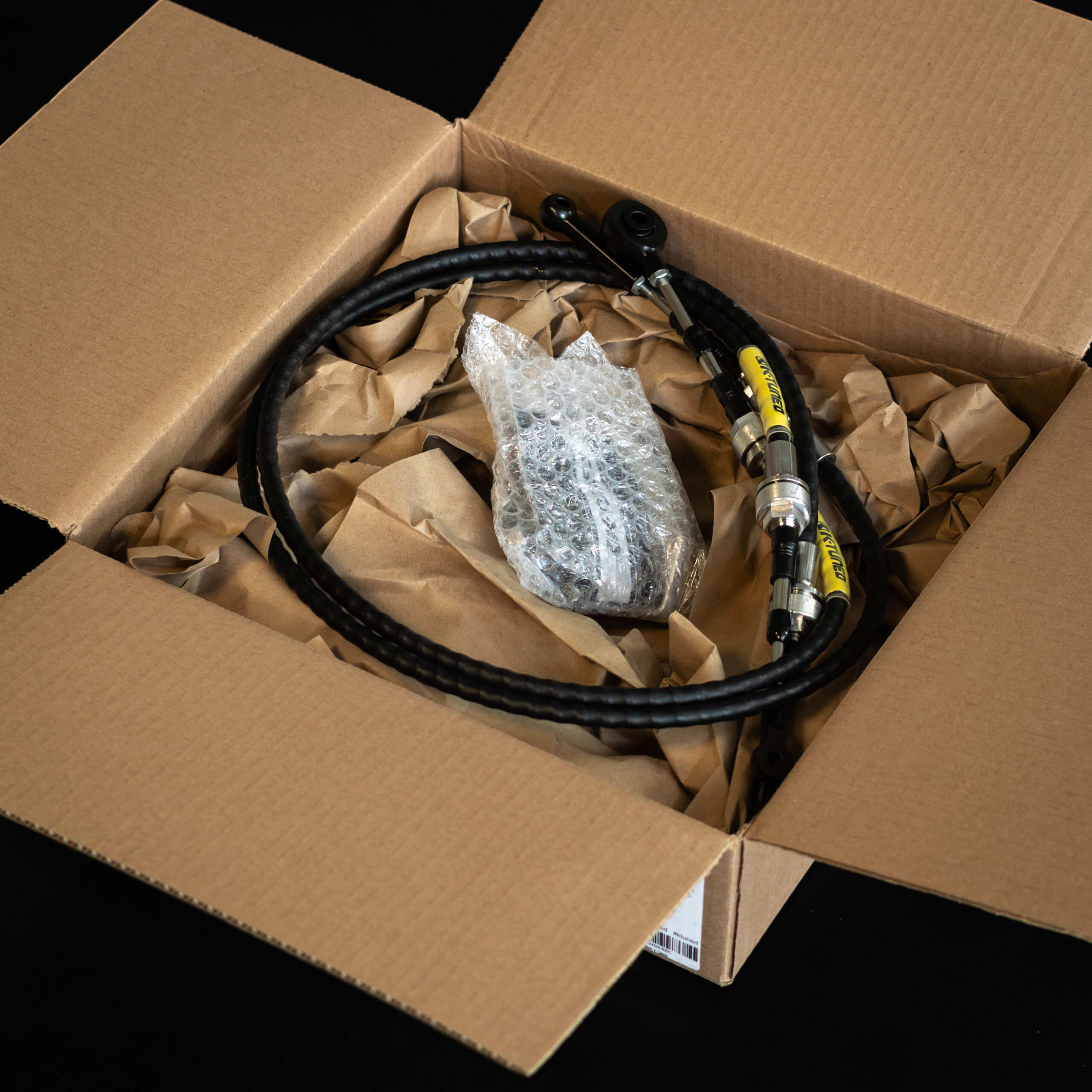 K-Tuned H/F Series Race-Spec Shifter Cables & Bracket – Civic / Integra Swap