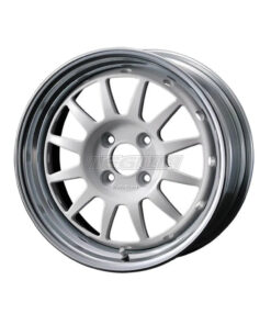 WedsSport Racing Alloy Wheel 15x7 ET20-45 4x100 White 65mm CB