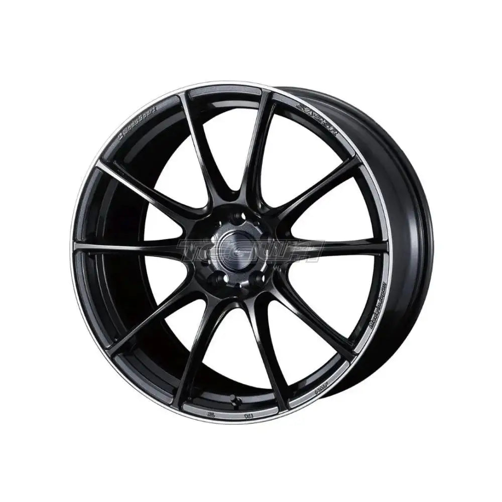 WedsSport SA-25R Alloy Wheel Metal Black 19x8 ET45 5x114